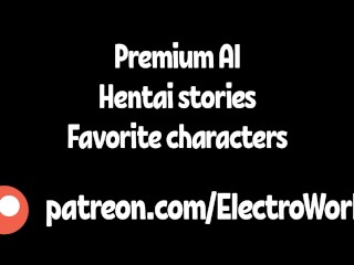 Ganyu from Genshin Impact with horns but no panties