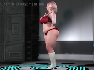 Rosie Casual Weight Gain Animation | Big Lady Emporium