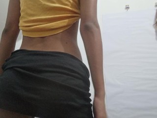 Indian Girl Self-Recording & Playing With Her Hairy Pussy