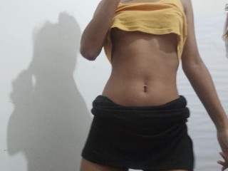 Indian Girl Self-Recording & Playing With Her Hairy Pussy