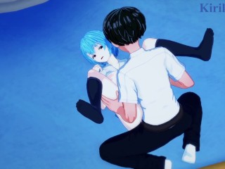 Rei Ayanami and Shinji Ikari have intense sex at home. - Neon Genesis Evangelion Hentai