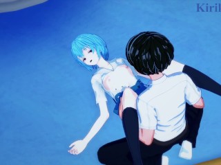 Rei Ayanami and Shinji Ikari have intense sex at home. - Neon Genesis Evangelion Hentai