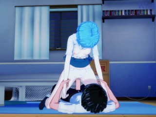 Rei Ayanami and Shinji Ikari have intense sex at home. - Neon Genesis Evangelion Hentai