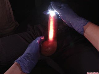 FPoV Cock Urethral Sounding Led Light Rod