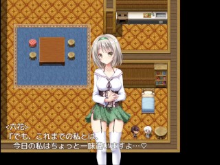 【アルフィミアの塔㉗】再び姫野六花にフェラチオでレベルドレインされ弱体化させられてしまうM男★エロゲー×アニメーション