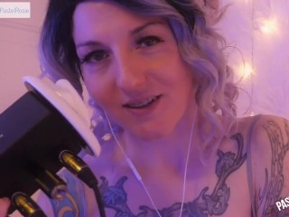 Erotic ASMR - PASTEL ROSIE Spicy Girlfriend Ear Licking - Hot Inked Egirl Wet Fetish and Dirty Talk