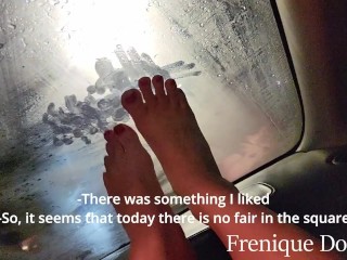 Domme Frenique - Frenique accepts Ride and got foot worshiped