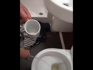 first piss of the day and drink