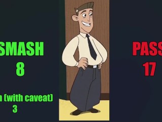 A cartoon dilf smash or pass in time for Father's Day