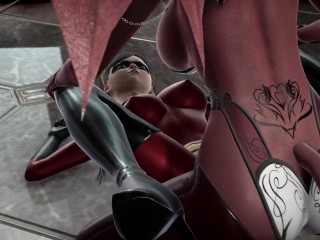 futanari Succubus with adult Violet Parr (the incredibles)