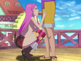 ONE PIECE JEWELRY BONNEY GIVE THANKS TO LUFFY Anime Hentai Naruto Blowjob Cowgirl Doggystyle pov sex