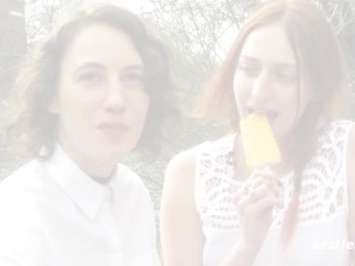 Ersties - Hot Lesbian Babes Have Sex On a Piano