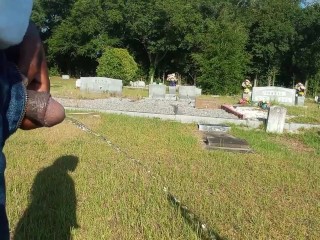 Taking a piss on my best friend's grave...!!!!!!!