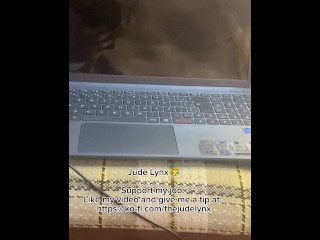 JUDE LYNX — MIRROR FUCKING CUMMING HARD 18+ PETITE