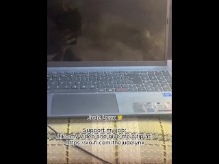 JUDE LYNX — MIRROR FUCKING CUMMING HARD 18+ PETITE