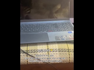 JUDE LYNX — MIRROR FUCKING CUMMING HARD 18+ PETITE