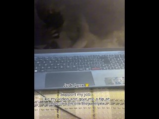 JUDE LYNX — MIRROR FUCKING CUMMING HARD 18+ PETITE