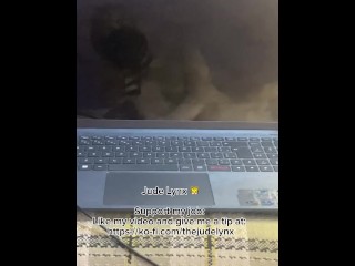 JUDE LYNX — MIRROR FUCKING CUMMING HARD 18+ PETITE