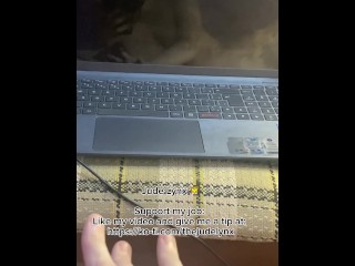 JUDE LYNX — MIRROR FUCKING CUMMING HARD 18+ PETITE