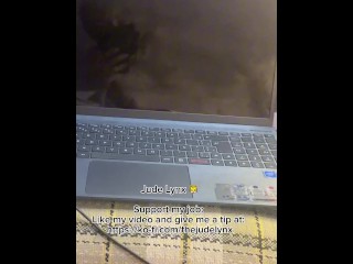 JUDE LYNX — MIRROR FUCKING CUMMING HARD 18+ PETITE