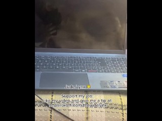 JUDE LYNX — MIRROR FUCKING CUMMING HARD 18+ PETITE