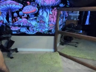 CB stream lots of stretching and I got a new toy from a fan.