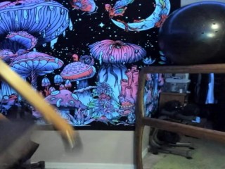 CB stream lots of stretching and I got a new toy from a fan.