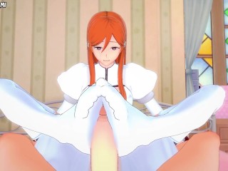 All Girls From Bleach Give You A Footjob POV