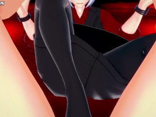 All Girls From Helltaker Give You a Footjob Hentai POV