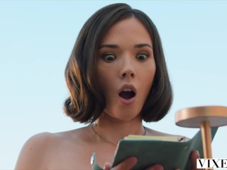 VIXEN Flawless Asbhy Has Passionate Tryst With Older Man