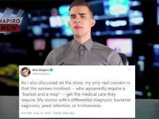 Ben Shapiro explains why a dry Fleshlight is better than a wet one