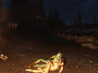 Just playing with angles without No Clip. Sex with argonian