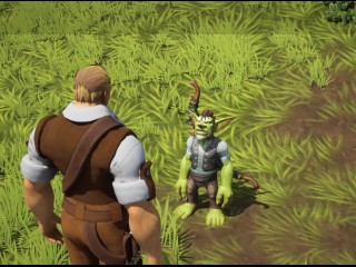 Blue is Better 2 v.0.99.9b - Sex with Dragon and Painters Guild Girls Gameplay Part 5