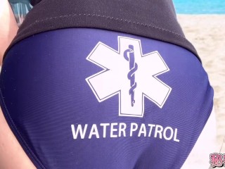 I masturbate by borrowing the uniform of my longing lifesaver💖 Masturbation, hand job, ejaculation,