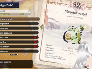 Monster Hunter Rise with Ver.r Nude/Futa Mods +18 Gameplay PL #2 - three busty trans girls