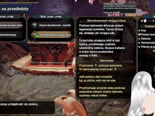 Monster Hunter Rise with Ver.r Nude/Futa Mods +18 Gameplay PL #2 - three busty trans girls