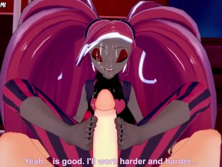 Hazbin Hotel Velvette Gives You A Footjob Hentai POV