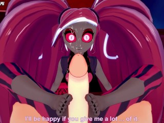 Hazbin Hotel Velvette Gives You A Footjob Hentai POV