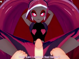 Hazbin Hotel Velvette Gives You A Footjob Hentai POV