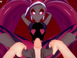 Hazbin Hotel Velvette Gives You A Footjob Hentai POV