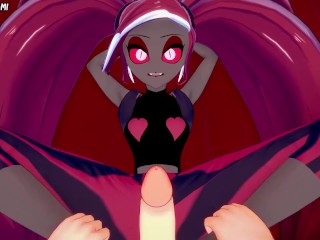 Hazbin Hotel Velvette Gives You A Footjob Hentai POV