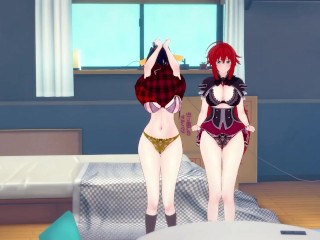 Rias & Akeno asking me for sex and | HS DXD NTR Madness 3 |Full 1hr Movie on Patreon: Fantasyking3