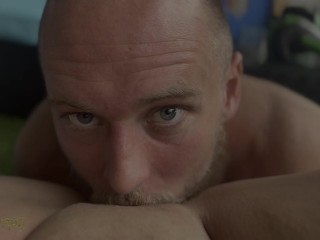 FEMALE POV Pussy eating Orgasm from Blue Eyes White Male