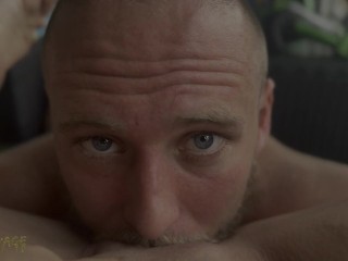 FEMALE POV Pussy eating Orgasm from Blue Eyes White Male