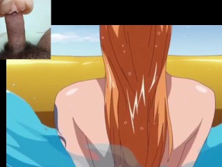 Nami in the Beach Uncensored Scene of Nami