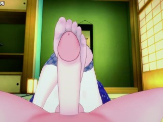 Naruto Ino Yamanaka Gives You A Footjob Hentai POV