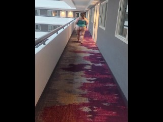 BBW Flashing in Hotel