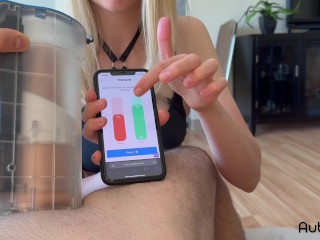 This automatic blowjob machine milked the cum right out of you - Autoblow AI Ultra