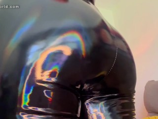 Almost Tearing My Latex Pants With My Crazy Farts!