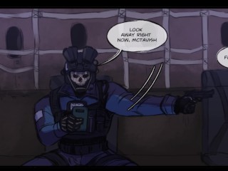 Ghost x OC - 'Oups I Forgot The Camera On!' || Call of Duty Animated Comic - Badjhur